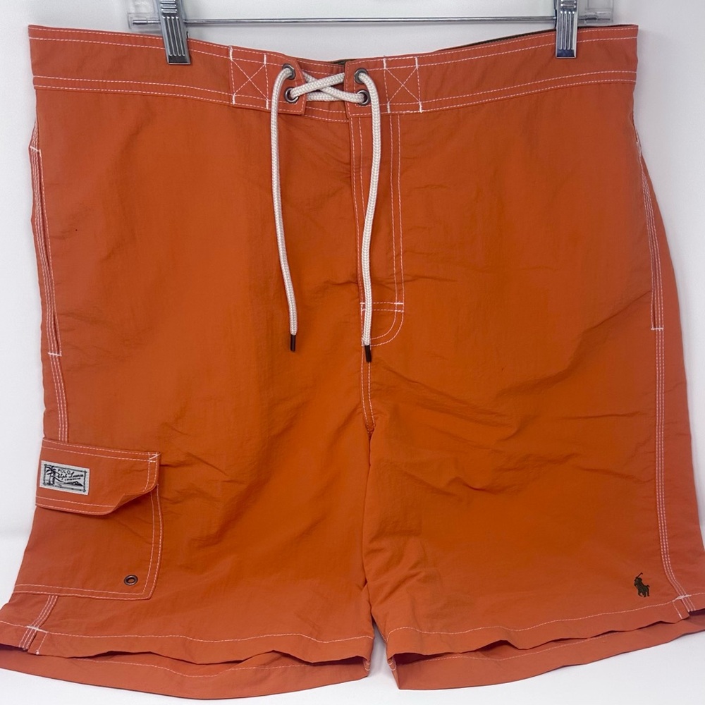Ralph Lauren Orange Board Shorts/ Swim Trunks Quick-Dry